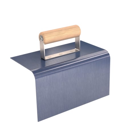 Bon Tool Curb Tool, Outside 9" X 5", 3/4" Radius 5" Lip Wood Handle 12-527